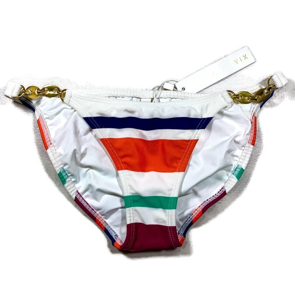 Vix Other - VIX Striped Shay Collection Bikini Bottoms Medium